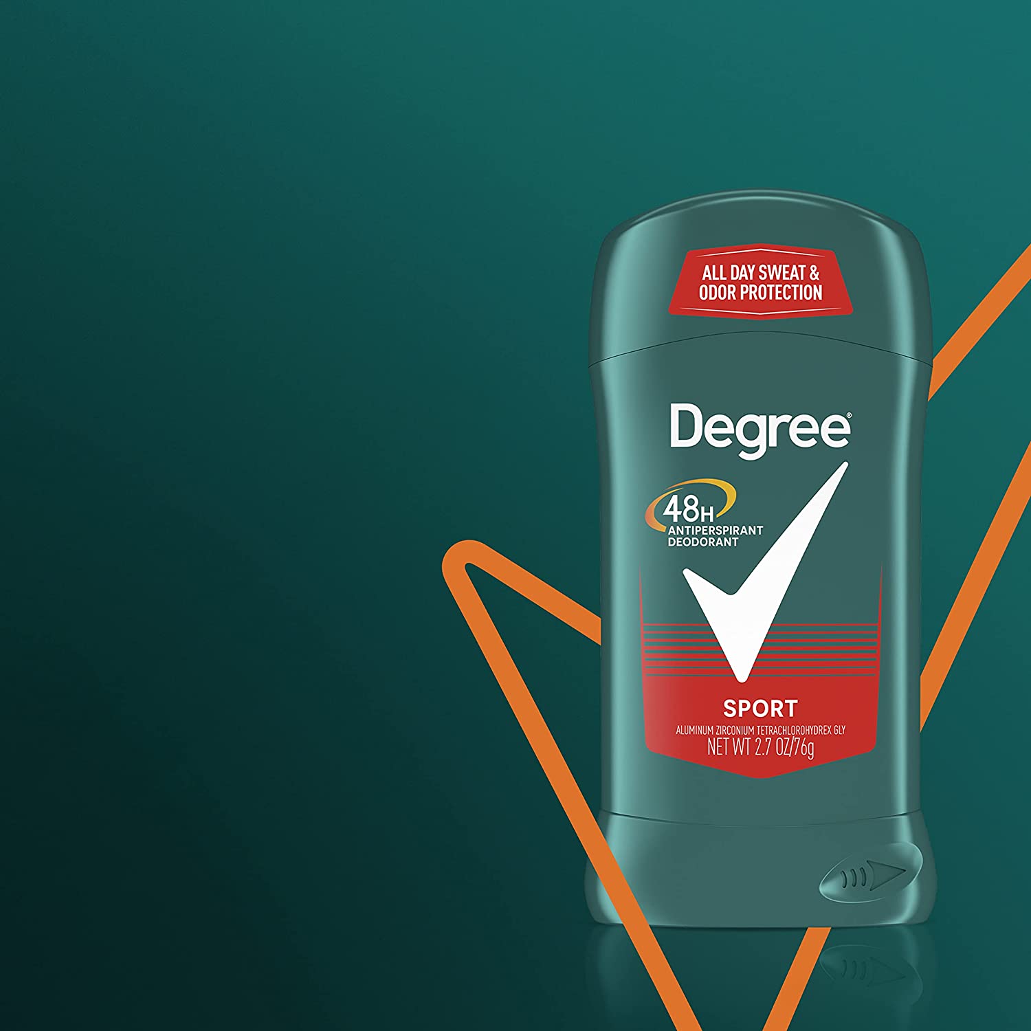 Degree Men Original Protection Antiperspirant Deodorant 48-Hour Sweat and Odor Protection Sport Antiperspirant For Men 2.7 oz, Pack of 6 (Package May Vary) - Image 8
